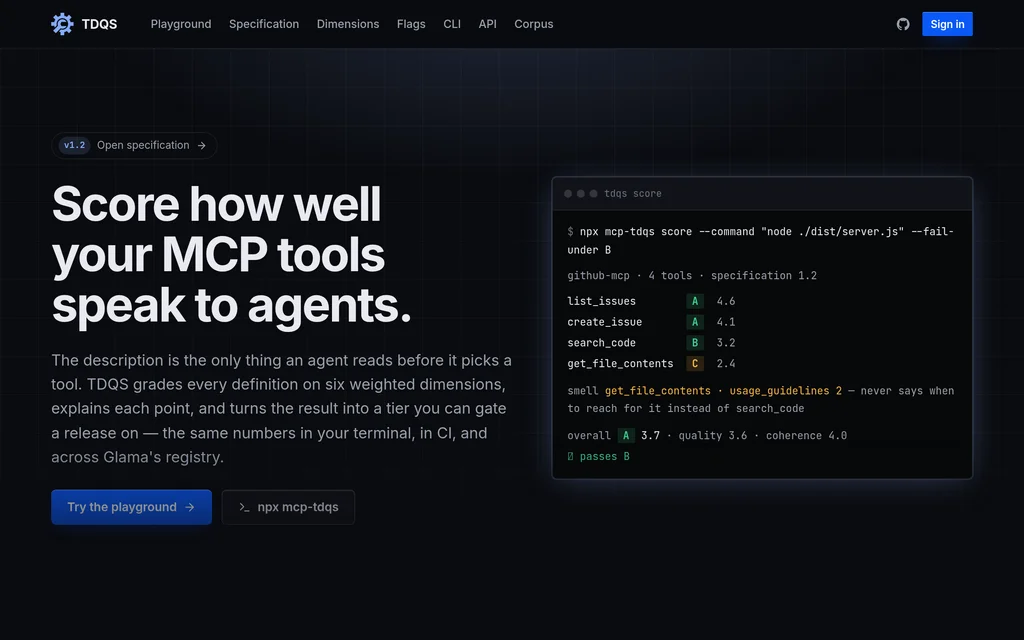 TDQS website