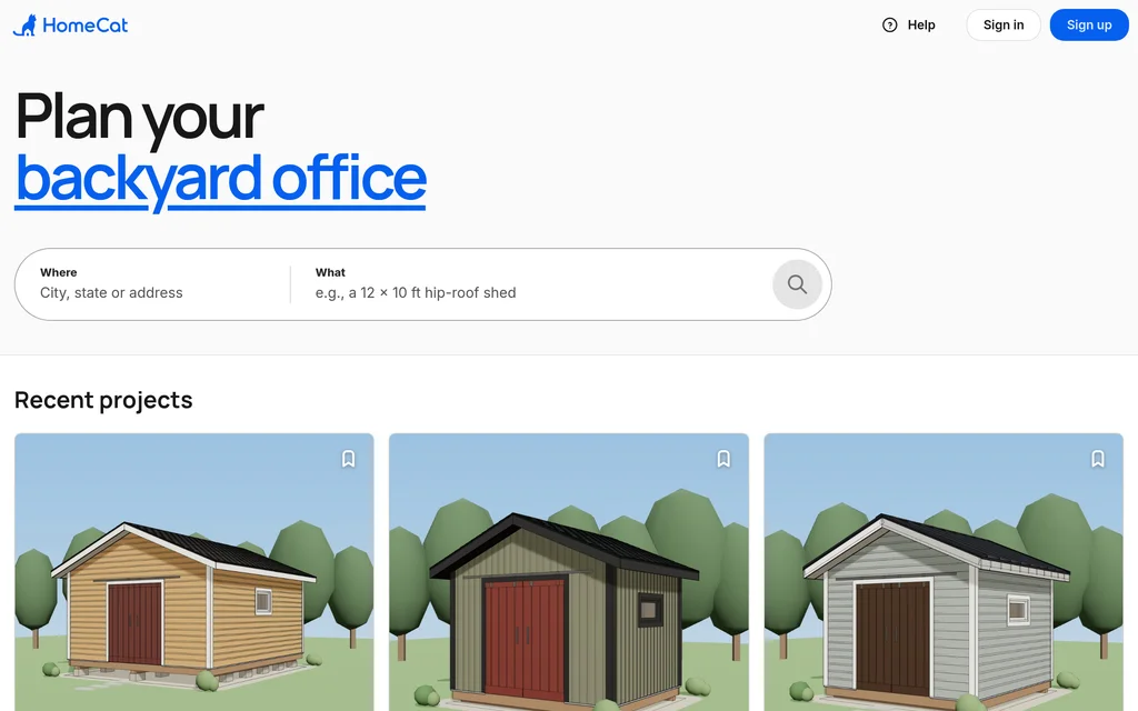 HomeCat website