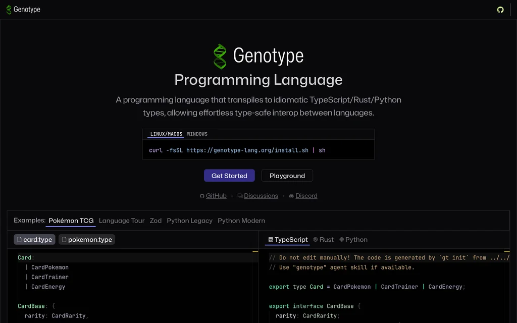 Genotype website